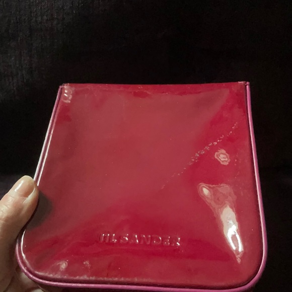 JIL SANDER Raspberry  πSmall Evening Clutch Bag - Picture 4 of 12